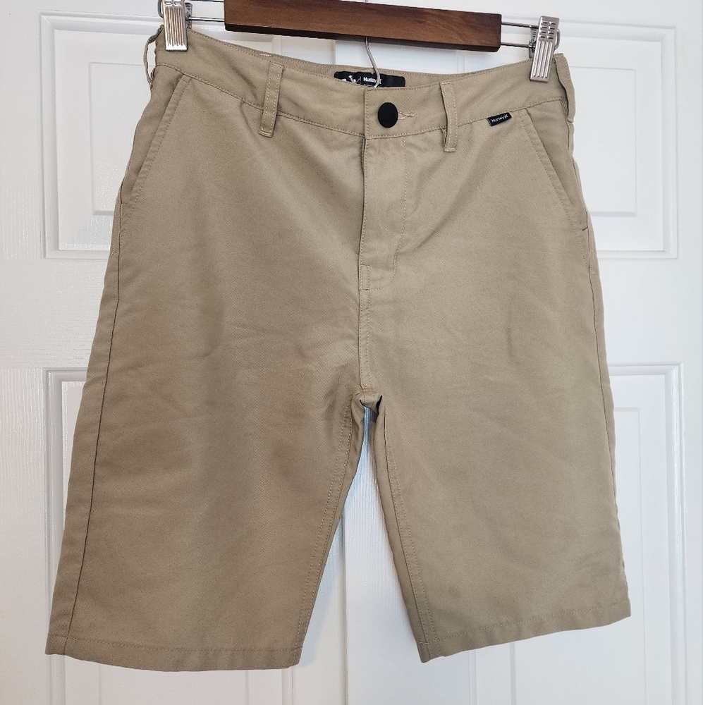 Hurley Tan Nike Dri - Fit Boy's Shorts Size 14